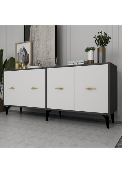 Sinta 180 cm Konsol (KX180) Antrasit-Beyaz