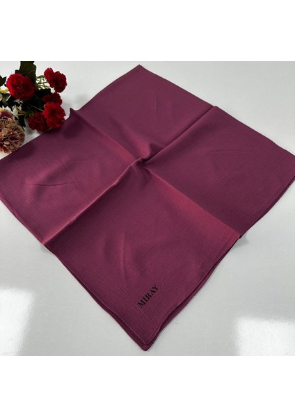 Romeo Pamuk Keten Eşarp Pembe VTM0208