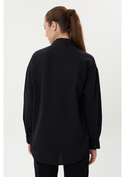 Bg 824 Çift Cepli Çıtçıtlı Ince Fitilli Oversize Kadın Kadife Gömlek indirimleri