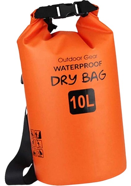 Su Geçirmez Çanta Su Geçirmez Çuval Ekipmanı Tutar Çanta 10L Turuncu (Yurt Dışından) modelleri