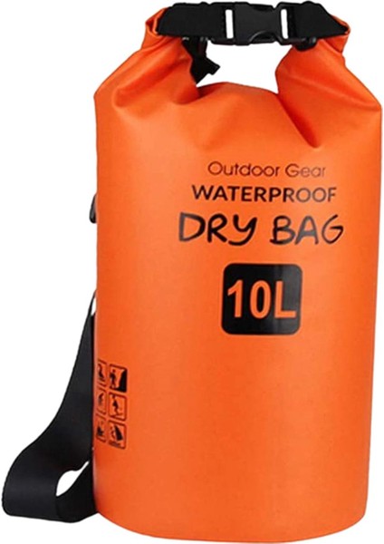 Su Geçirmez Çanta Su Geçirmez Çuval Ekipmanı Tutar Çanta 10L Turuncu (Yurt Dışından) fırsatları
