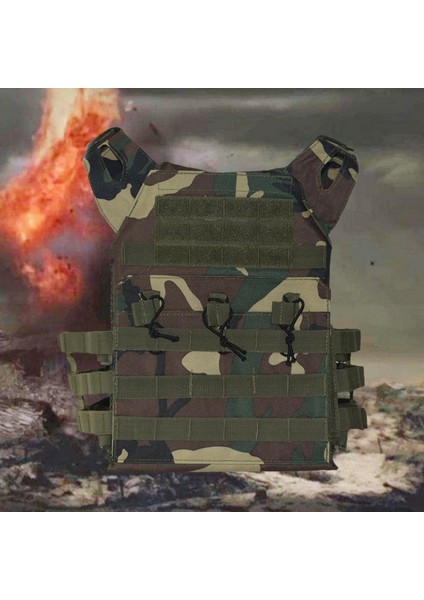Alabilir Göğüs Rig Molle Webbing Wargame Jungle 2 (Yurt Dışından)