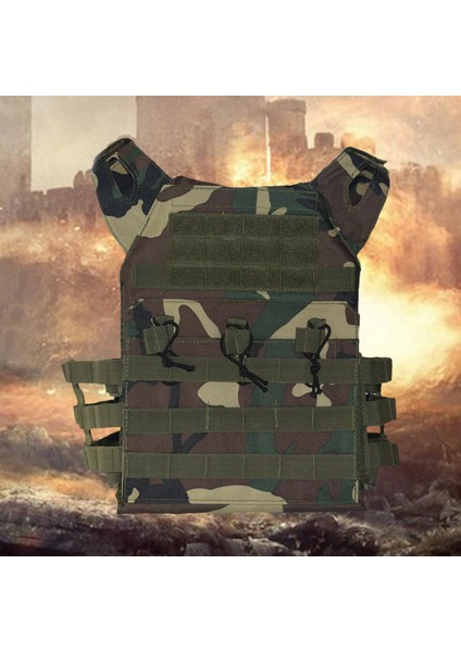 Alabilir Göğüs Rig Molle Webbing Wargame Jungle 2 (Yurt Dışından)