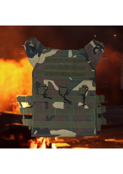 Alabilir Göğüs Rig Molle Webbing Wargame Jungle 2 (Yurt Dışından)
