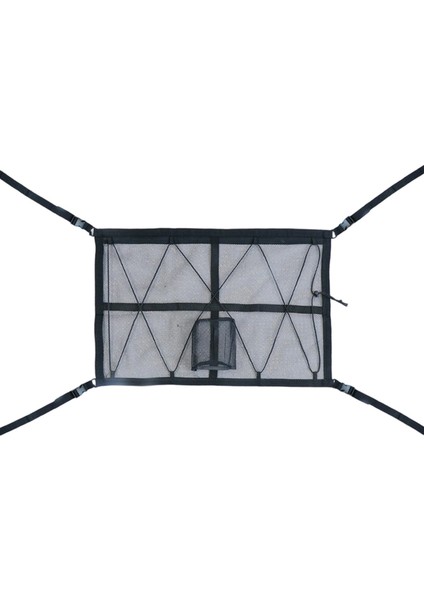Fermuarlı Net Cepli Iç Çift Katmanlı Düzenleyici 78X53CM Için Fermuarlı (Yurt Dışından)