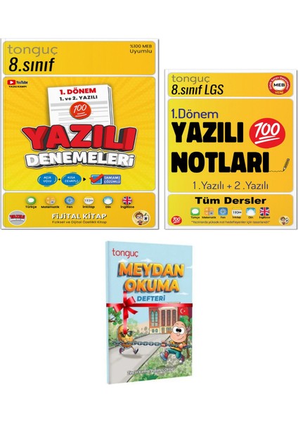 8. Sınıf Yazılı Denemeleri 1. Dönem 1 ve 2. Yazılı 8. Sınıf Yazılı Notları