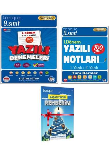 9. Sınıf Yazılı Denemeleri 1. Dönem 1 ve 2. Yazılı 9. Sınıf Yazılı Notları