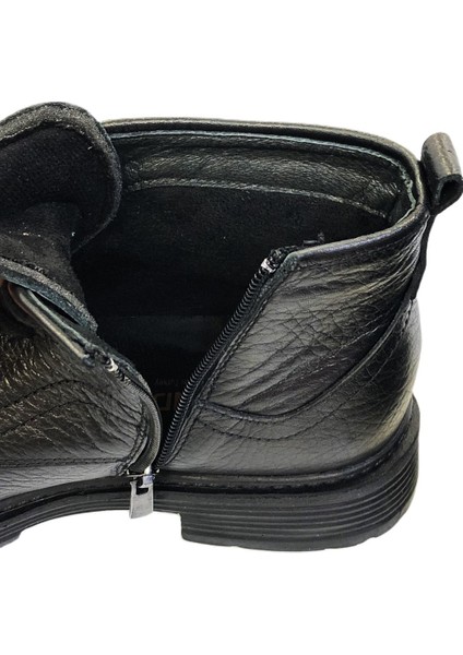 Kafkaslar Deri Klasik Ipli Model Ortopedik Tabanlı Kısa Erkek Bot indirimleri