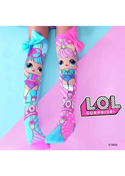 L.O.L Bebek Kurdelalı Çorap