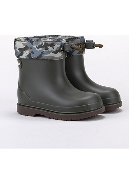 Bimbi Camo Çocuk Kaki Haki Yağmur Çizmesi W10212-042 V2