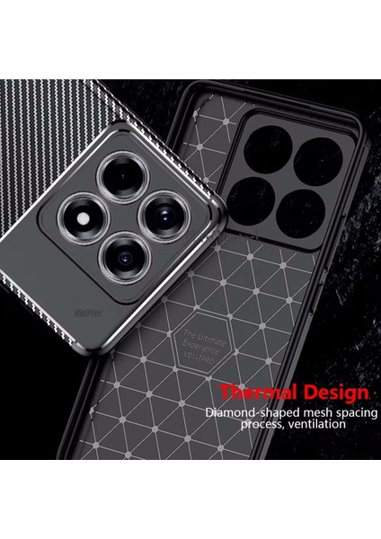 Xiaomi Mi 14T Pro Kılıf Kamera Çıkıntılı Karbon Desenli Uzun Ömürlü Renk Atmaz Koruyucu Silikon fırsatları