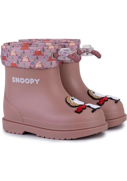 Bimbi Snoopy Rosa Pembe Çocuk Yağmur Bot Çizme W10277-010 V4
