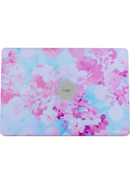 Macbook Air M2-M3 Kılıf 13.6inç Flower03 Yapıştırma Sticker Kaplama Koruyucu A2681 A3113 ile Uyumlu