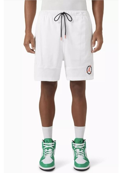 Jordan Flight Mesh Erkek Beyaz Şort