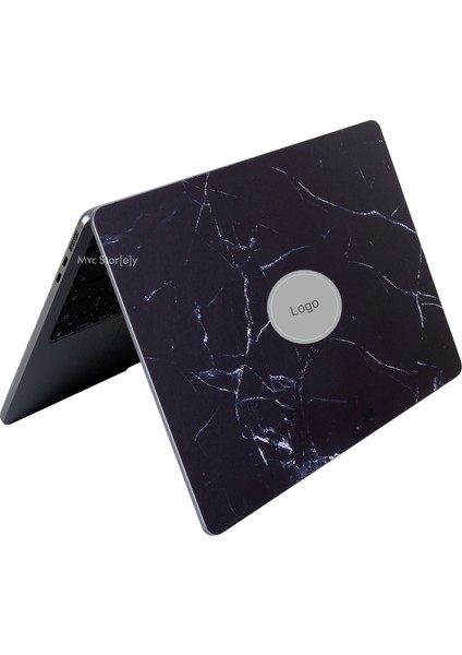 Macbook Air Kılıf M2-M3, 13.6inç Yapıştırma Sticker Kaplama Koruyucu Marble14 A2681 A3113 ile Uyumlu