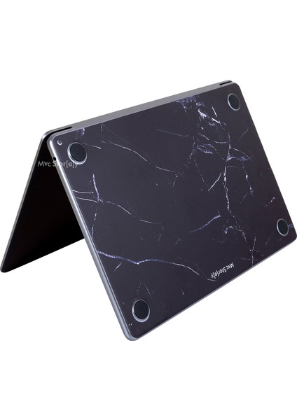 Macbook Air Kılıf M2-M3, 13.6inç Yapıştırma Sticker Kaplama Koruyucu Marble14 A2681 A3113 ile Uyumlu