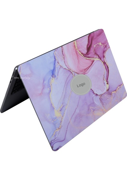 Macbook Air Kılıf M2-M3, 13.6inç Yapıştırma Sticker Kaplama Koruyucu Marble14 A2681 A3113 ile Uyumlu modelleri