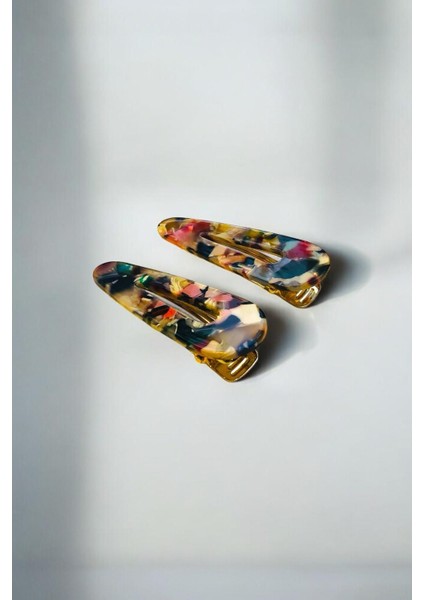 Kadın Akrilik 6,5 cm Altın Metal Pens Toka fiyatları