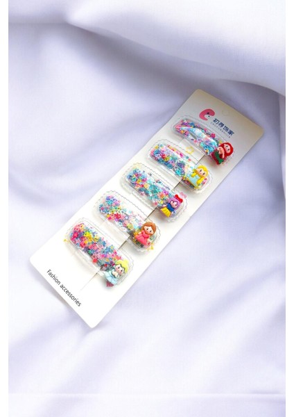 Çocuk Karakterli Pullu 5 Adet 5,5 cm Çıtçıt Toka Seti fiyatları