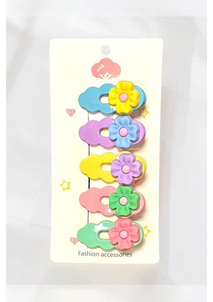 Çocuk Figürlü 5 Adet 4 cm Pens Toka Seti