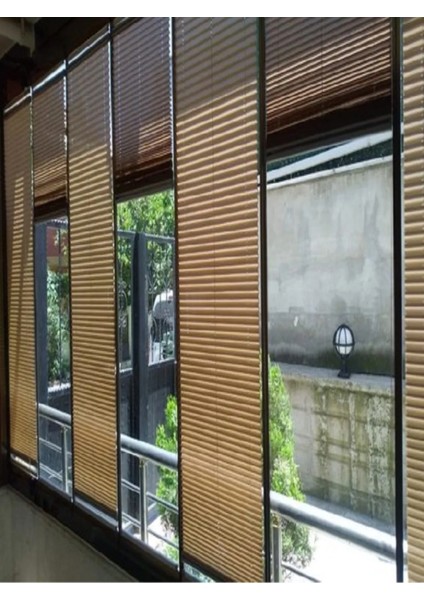 Katlanabilir Cam Balkon Plise Perde Karamel fiyatları