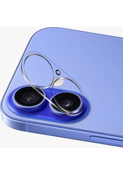Apple iPhone 16 ile Uyumlu Kamera Lens Koruyucu Cam Filmi - FC378
