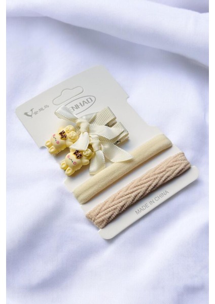 Çocuk Karakterli 2 Adet Pens 2 Adet Lastik Toka Seti fiyatları