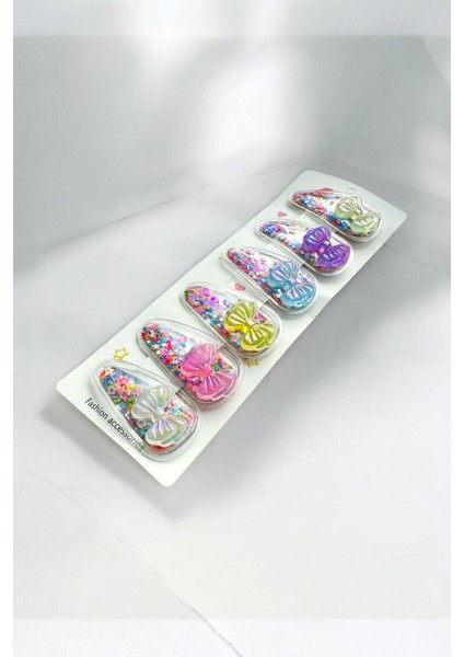 Çocuk 6 Pullu Hareketli Fiyonk Figürlü 5,5 cm Çıtçıt Toka fiyatları