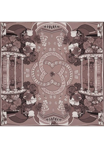 Bosphorus Çift Taraflı Tivil Ipek Eşarp 8834712-921