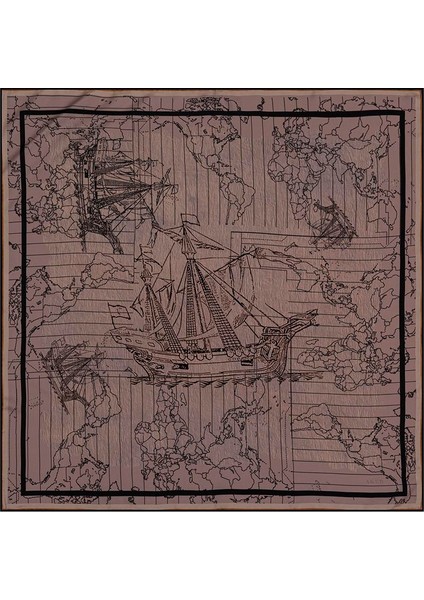 Bosphorus Çift Taraflı Tivil Ipek Eşarp 8812712-913 fiyatları