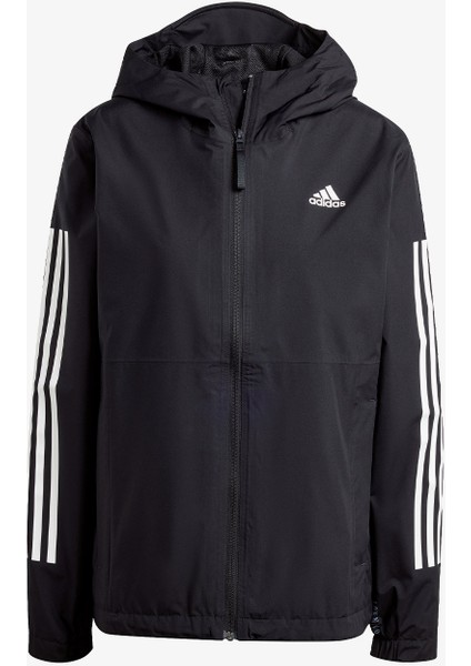 Essentials 3 Striped Rain.rdy Kadın Siyah Günlük Mont.- fırsatları