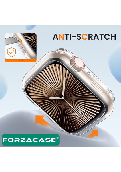 Apple Watch 10 42MM Önü Açık Sert Plastik Rubber Kılıf - FC380 modelleri