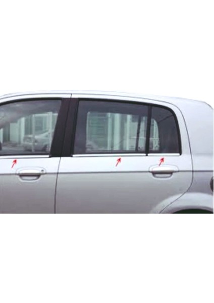 Hyundai Getz Krom Cam Çıtası 2002-2011 6prç fiyatları