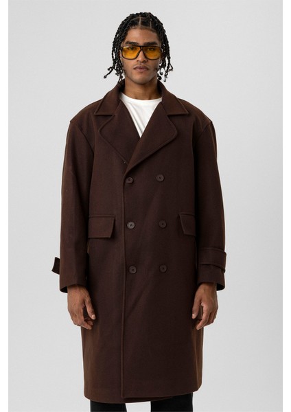 Oversıze Kesim Kaban Kahve fiyatları