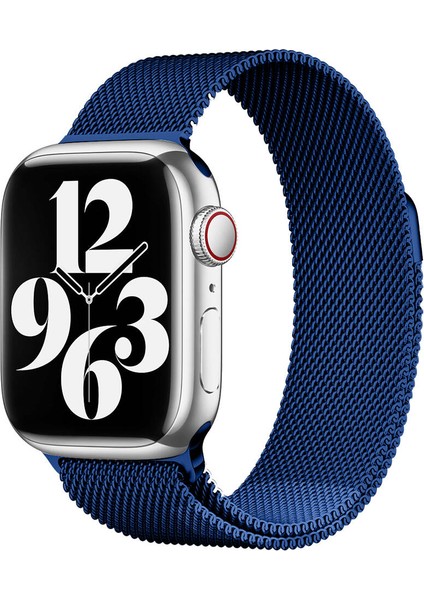 Apple Watch 2/3/4/5/6/7/8/9/se/nike 38MM 40MM 41MM Metal Kordon Tasarım (Band-01)