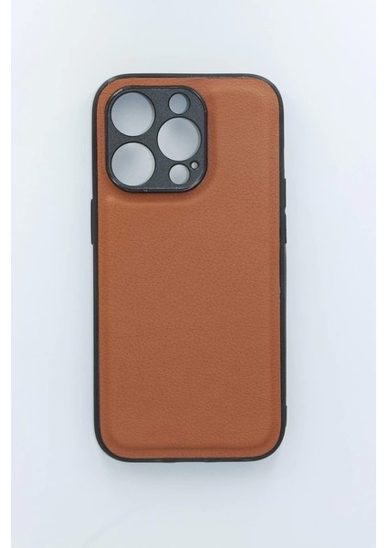 Iphone 12 Promax Uyumlu Faux Leather Silikon Kılıf