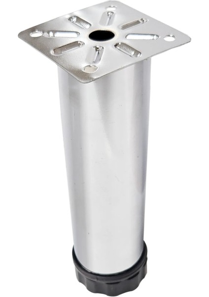 4 Adet 10 cm Lüks Ayarlanabilir Metal Kanepe Baza Ayak Dolap Robot Süpürge Koltuk Yükseltici Ayak