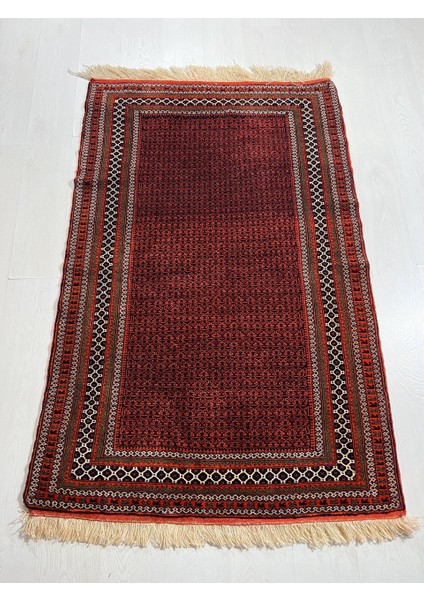 115x176 Cm Canlı Renkli El Yapımı Yıkanabilir Türk Antik Kilim Turuncu Siyah Renkler