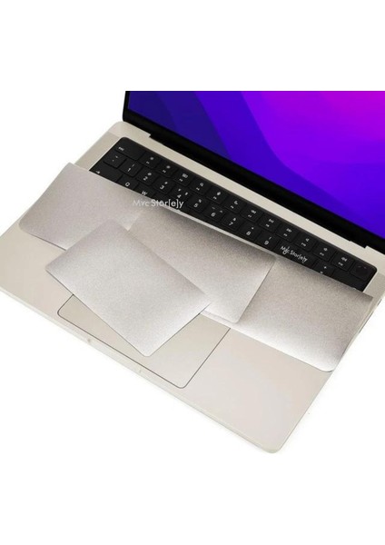 Macbook Air M2-M3 Kılıf 13.6 Inç Koruyucu Sticker Touchpad (Touchıd'li Air 13.6") A2681 A3113 ile Uyumlu