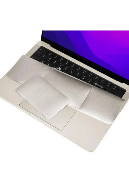 Mcstorey Macbook Air M2-M3 Kılıf 13.6 Inç Koruyucu Sticker Touchpad (Touchıd'li Air 13.6") A2681 A3113 ile Uyumlu