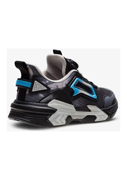 Maximus Phlon Hafif Taban (Easy-Fit) Ayarlanabilir Bağcıklı Çocuk Spor Ayakkabı Siyah