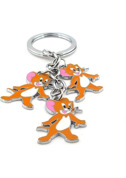 Tom ve Jerry Fare Jerry Sallantılı Metal Anahtarlık KC034
