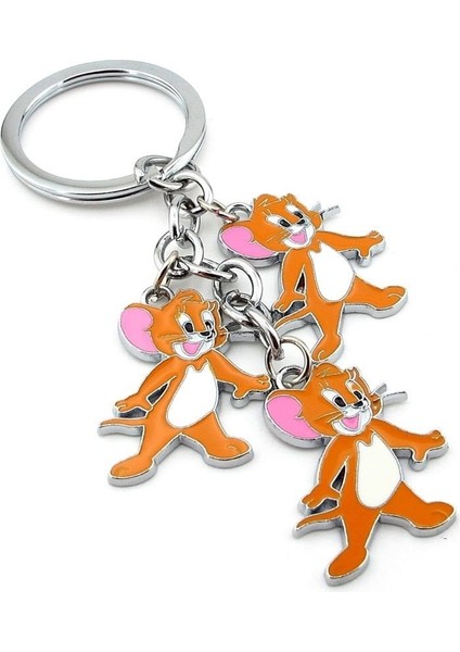 Tom ve Jerry Fare Jerry Sallantılı Metal Anahtarlık KC034 modelleri