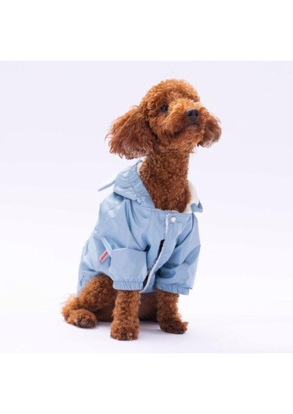 Gri Sydney Peluşlu Su Geçirmez Küçük Irk Köpek Yağmurluğu fiyatları