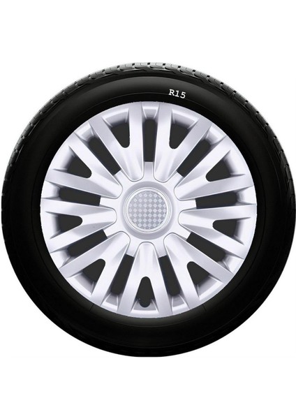 Kia Uyumlu 15 Inç Kırılmaz Sks Jant Kapağı 1 Takım 4 Adet NO:313