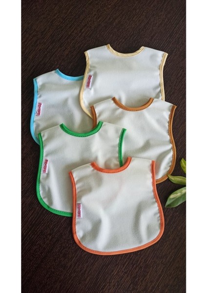 Sıvı Geçirmez 5 Li Set Trend Anp Mama Önlüğü 0-36 Ay