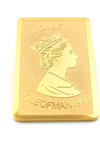 Queen Elizabeth Kraliçe Ingiltere Sarı Paslanmaz Çelik Rozet Broş Pin RZ230