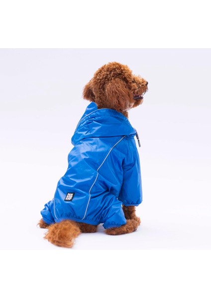 Sax Mavi Muson Su Geçirmez Küçük Irk Köpek Yağmurluk Tulum fiyatları