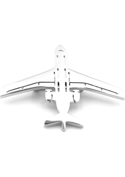 Uçak Havacı Pilot Hostes Hava Yolları Paslanmaz Çelik Rozet Broş Pin RZ219