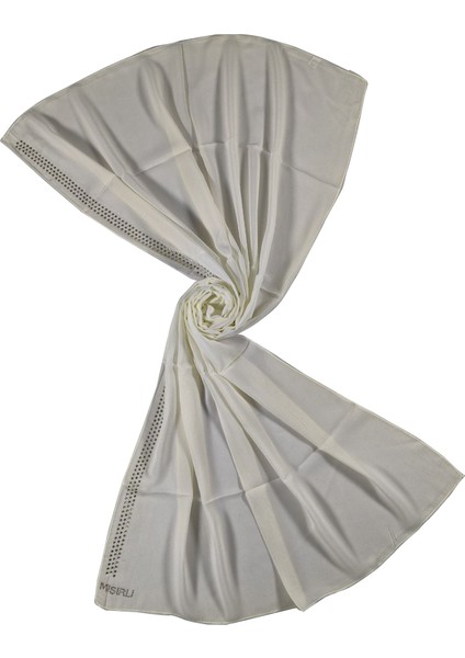 Mısırlı Eşarp Krep Abiye Taşlı Şal